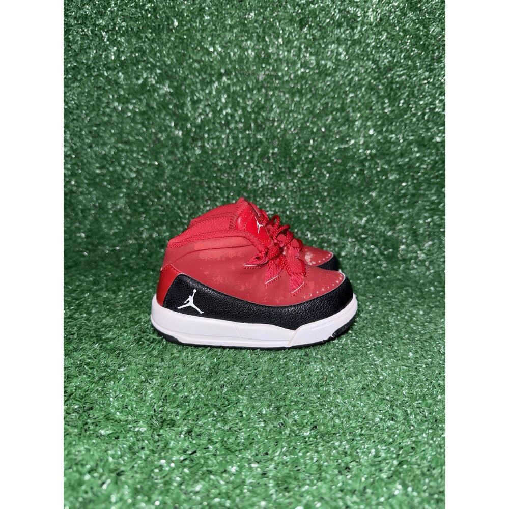 Nike Air Jordan Deluxe Red Suede Leather Walking‎ Shoes Sneakers Toddler Size 6C